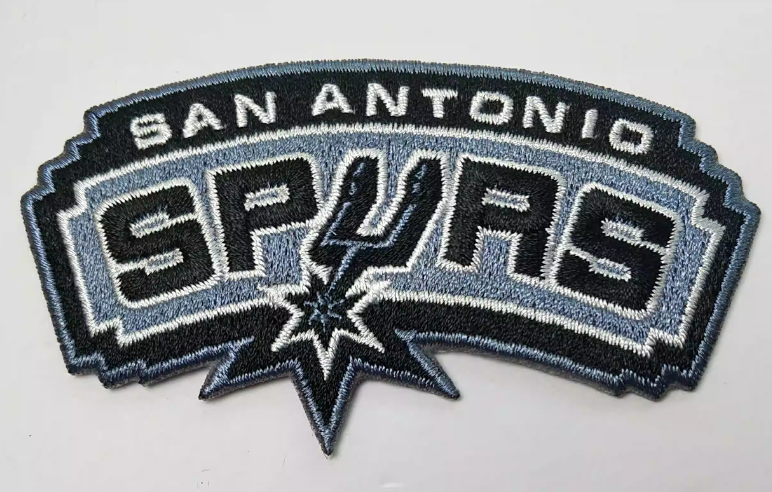 San Antonio Spurs Logo Iron on Patch 4.6cmx8.8cm